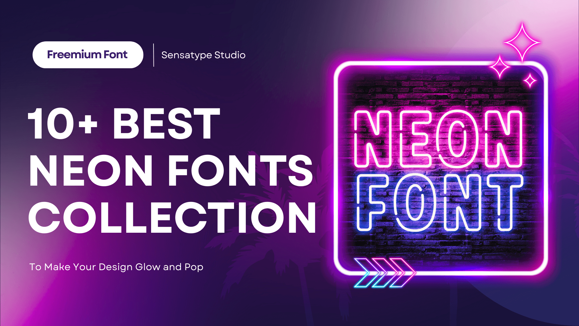 10+ Best Neon Fonts to Make Your Design Glow and Pop