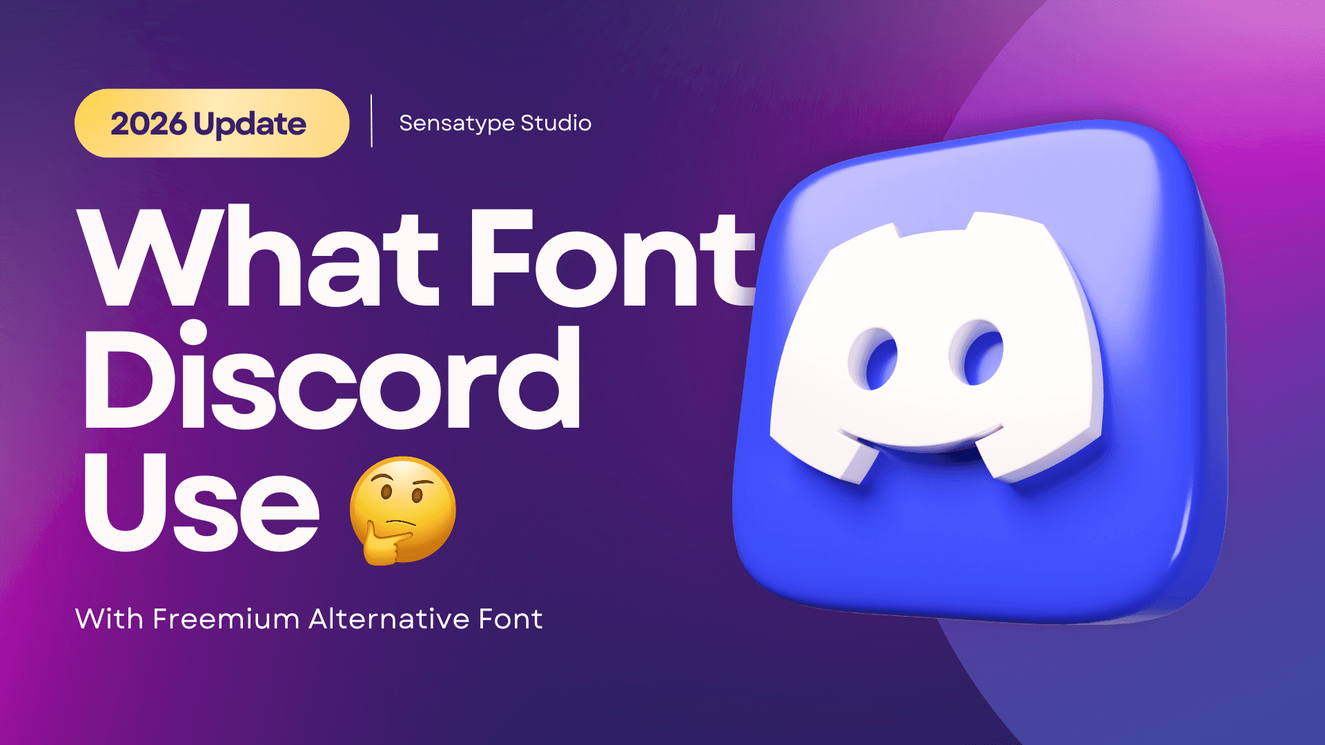 What Font Does Discord Use in 2026?